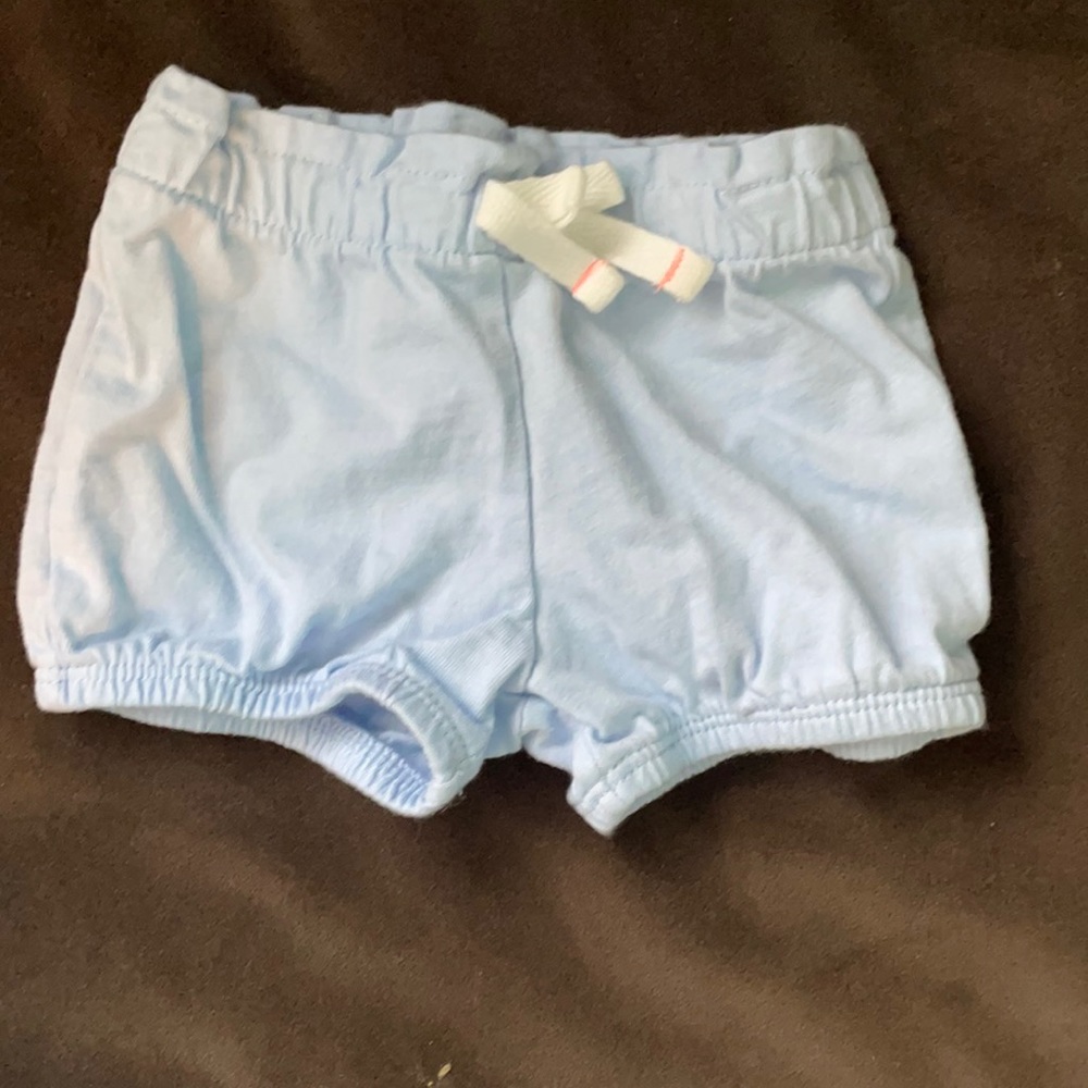 Light blue baby girl 3 month shorts